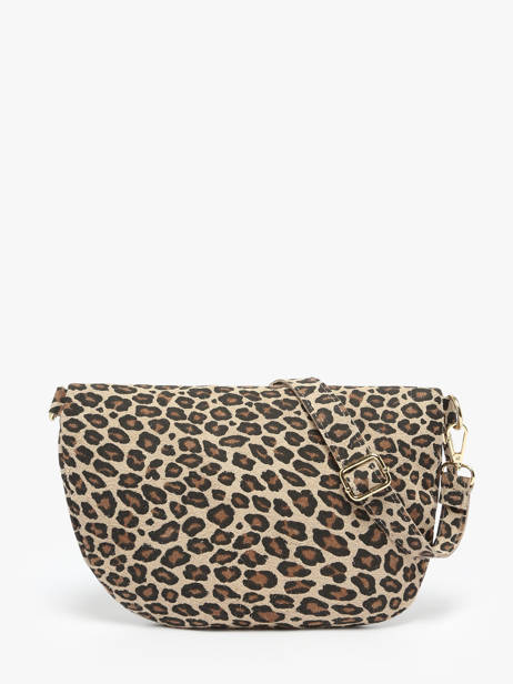 Heuptasje Velvet Leopardo Leder Milano Beige velvet leopardo VL24091 ander zicht 3